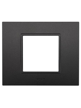 Πλαισιο 2 Θεσεων Μαυρο Leon