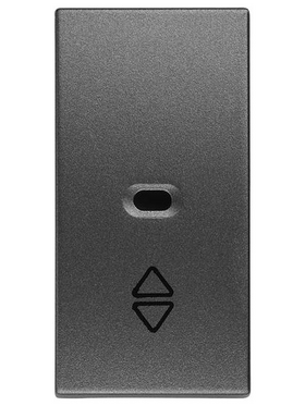 Διακοπτης 1 Modules a/r με Λυχνια Γραφιτης