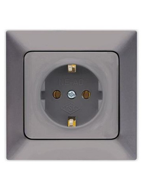 Πριζα Σουκο Προστασιας 16a Γραφιτης