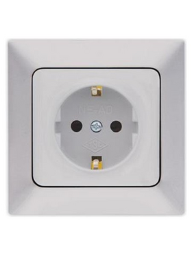 Πριζα Σουκο Προστασιας 16a Νικελ mat