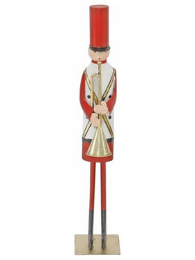 Μεταλλικος Αγγλος Στρατιωτης, με Τρομπετα, 60cm