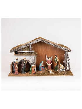 Φατνη με 10 Φιγουρες, 70x24x40cm