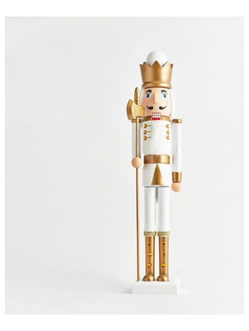 Καρυοθαρυστης, Πλαστικος, Λευκος Χρυσος, 55cm