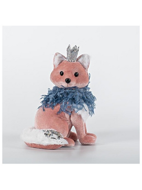 Βελουδινη Αλεπου, Ροζ, 14x17cm