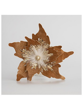 Βελουδινο Λουλουδι, Καφε, 20cm