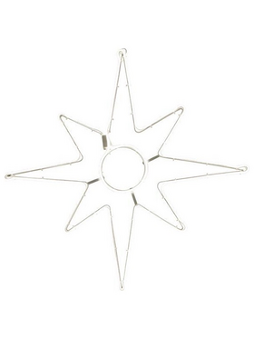 Αστερι Βηθλεεμ, Νεον Φωτοσωληνα, 75cm, Προεκταση Κονεκτορα 1m, Ip44