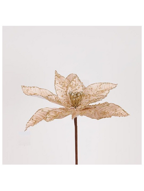 Λουλουδι Σαμπανι, με Σαμπανι Χαντρες, 27x15cm