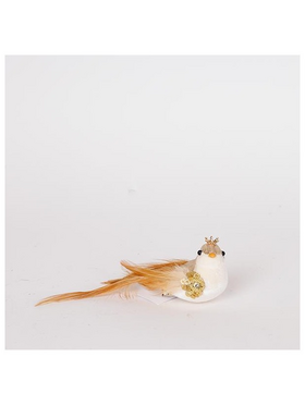 Πουλι, Μεταλιζε Σκουρο Σαμπανι, 6x18cm