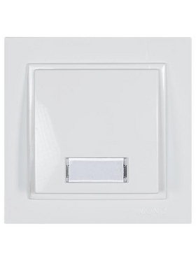 Μπουτον Κουδουνιου+λυχνια Λευκο