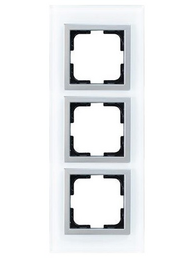 Πλαισιο 3 Θεσεων Λευκο Γυαλι