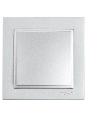 Διακοπτης Απλος Ασημι