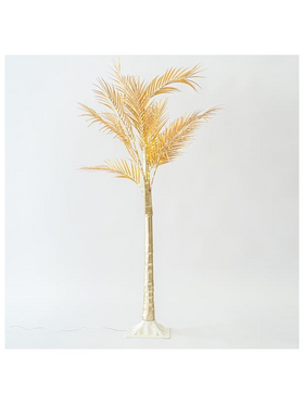 Χρυσο Δεντρο Φτερη 1,5m, Μετασχηματιστης, 110 Θερμα Λευκα Mini Led, Προεκταση Παροχης 3m, Ip44