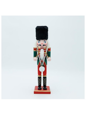 Καρυοθραυστης, Κοκκινος Πρασινος, με Τυμπανο, 8.5x30.3cm