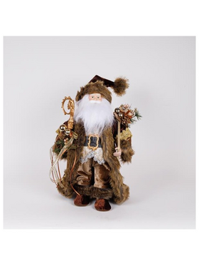 Αη Βασιλης Μπορντο, με Χρυσο Μπαστουνακι, 46cm