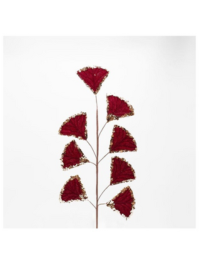Κλαδι Ginkgo, Μπορντο με Σαμπανι Λεπτομερειες, 65cm