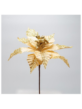 Αλεξανδρινο, Χρυσο, με Λαμπερο Glitter στο Μισο Φυλλο, 26x20cm