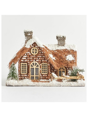 Σπιτακι Φωτιζομενο, με Μονοπατι, Μπαταριας, 30x20x20cm