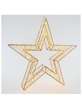 Αστερι Φωτιζομενο, 1800 Θερμα Led, με Μετασχηματιστη, Χαλκου, 58cm, Ip44