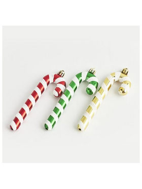 Γλειφιτζουρια Πλαστικα, Χρυσα, Κοκκινα, Πρασινα, σετ 3τμχ, 13cm