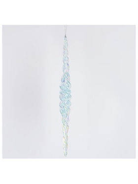 Σταλακτιτης Ακρυλικος, Γαλαζιο, Παγωμενο, 26cm