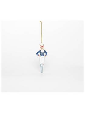 Στολιδι Καρυοθραυστης, Πολυρεζιν, Μπλε, 4,5x2,5x12cm