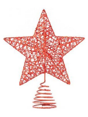 Κορυφη Δεντρου, Κοκκινη, Πλεγμα, 20x25cm