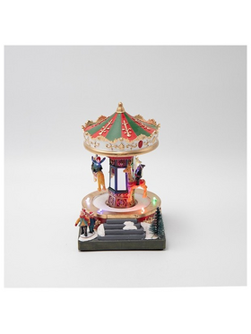 Μικρο Καρουζελ, Φωτιζομενο, Μπαταριας, 12x13x18.5cm
