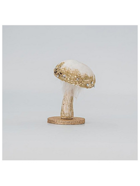 Βελουδινο Μανιταρι, Λευκο, 7x13cm