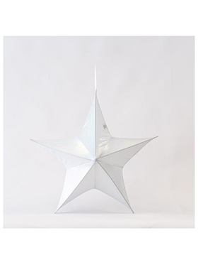 Αστερι Υφασματινο, Λευκο Ιριδιζον, 80cm