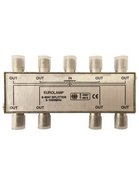 Διακλαδωτης tv Μεταλλικος Τυπου f 1/8