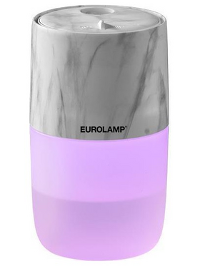 Υγραντηρας - Συσκευη Αρωματοθεραπειας Επαναφορτιζομενο 300ml rgb με Κινηση Λευκο-Μαρμαρο usb 2,5w