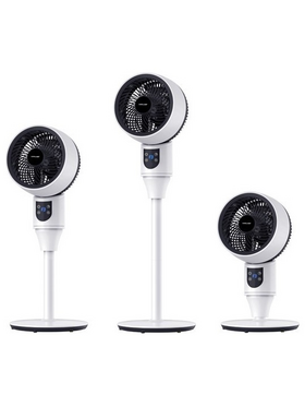 Ανεμιστηρας-Κυκλοφορητης Αερα Ορθοστατης 3σε1 φ23 50w Λευκος με Κοντρολ