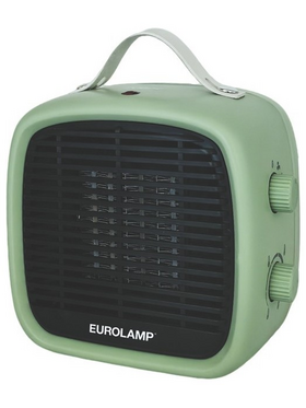 Αεροθερμο Κεραμικο 1200w Πρασινο Μεντας