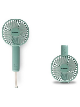 Ανεμιστηρας Χειρος Επαναφορτιζομενος με usb και Περιστροφη 180° φ9 Χακι