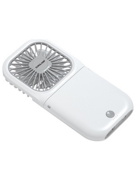 Ανεμιστηρας Χειρος-Λαιμου Επαναφορτιζομενος και Αναδιπλουμενος 2500mah Λευκος