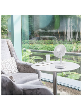 Ανεμιστηρας Γραφειου Επαναφορτιζομενος  Λευκος φ16 9w dc