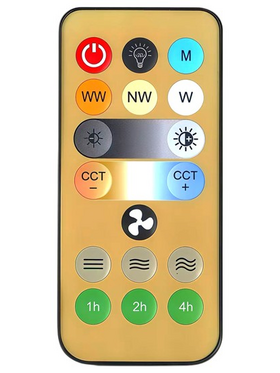 Ανεμιστηρας-Φωτιστικο φ42 με 4 Λευκες και 4 Χρωμα Ξυλου Φτερωτες 22w Βιδωτος σε ε27