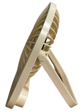 Ανεμιστηρας Γραφειου Επαναφορτιζομενος Slim 4.5w Μπεζ