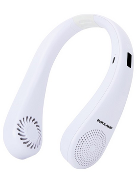Ανεμιστηρας Λαιμου Επαναφορτιζομενος με usb Λευκος