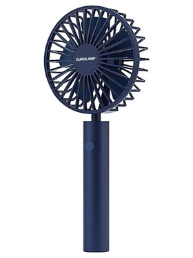 Ανεμιστηρας Χειρος Επαναφορτιζομενος με usb φ10 2000mah Μπλε