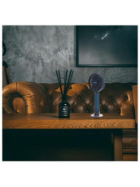 Ανεμιστηρας Χειρος Επαναφορτιζομενος με usb φ10 2000mah Μπλε