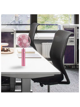 Ανεμιστηρας Χειρος Επαναφορτιζομενος με usb φ10 2000mah ροζ