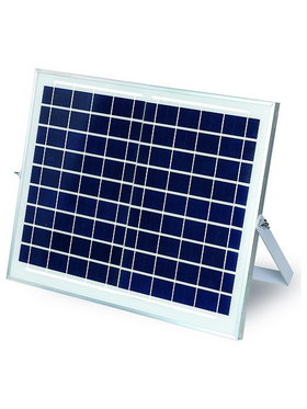 Ανεμιστηρας Δαπεδου Μεταλλικος φ37 15w Επαναφορτιζομενος με Ηλιακο Πανελ