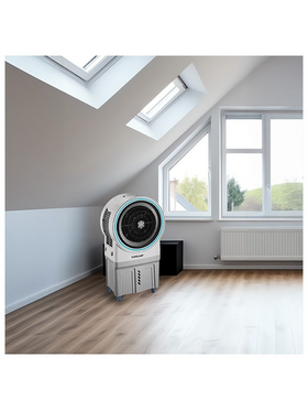 Air Cooler Επαγγελματικο 60l 150w με Κοντρολ και Bluetooth Ηχειο
