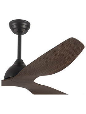 Ανεμιστηρας Οροφης Χρωμα Ξυλου και Κοντρολ Φ132 30w dc