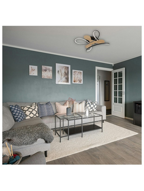 Ανεμιστηρας Οροφης Μαυρος με led φωσ και Κοντρολ φ70 dc 26w