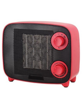 Αεροθερμο Κεραμικο Vintage 1500w Κοκκινο