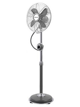 Ανεμιστηρας Μεταλλικος Vintage Ορθοστατης 2σε1 Γκρι φ34 35w