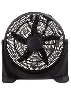 Ανεμιστηρας box fan Στρογγυλος Μαυρος φ50 100w