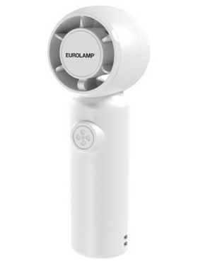 Ανεμιστηρας Χειρος Επαναφορτιζομενος φ4 Λευκο